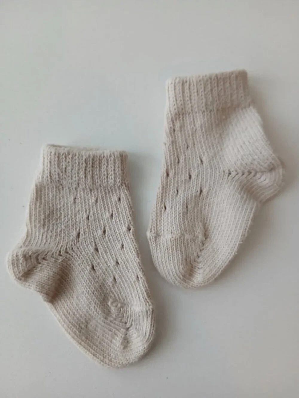 Cotton Baby Socks - 3 months